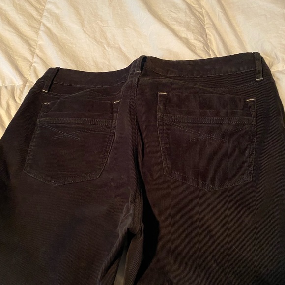 GAP Black Corduroy Sexy Boot Cut Size 14 - Picture 3 of 4
